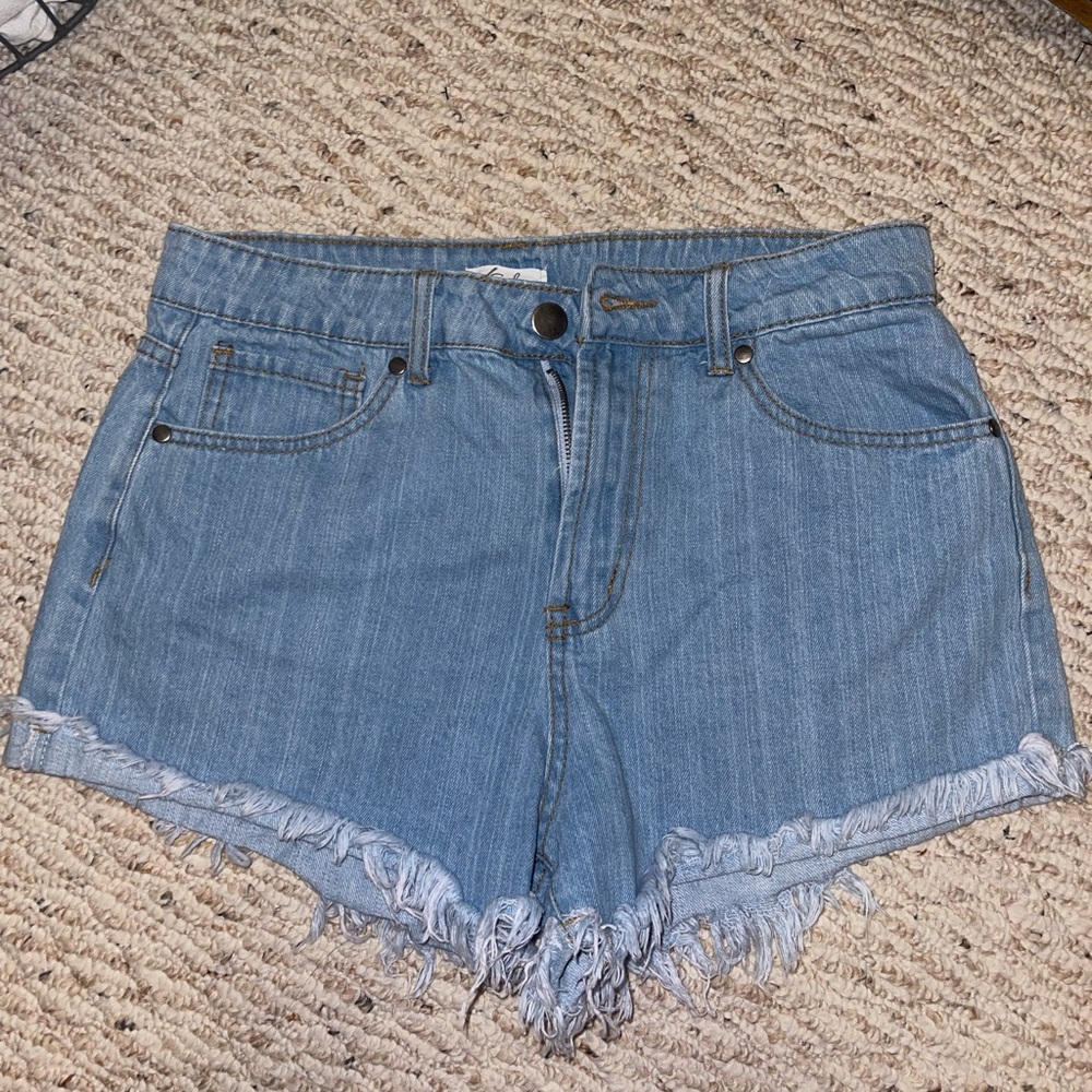 Denim shorts